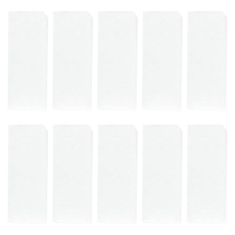 10Pcs Fryer Filters Heat Resistance 500 Degree Celsius Lightweight Easy to Install Convenient Soft