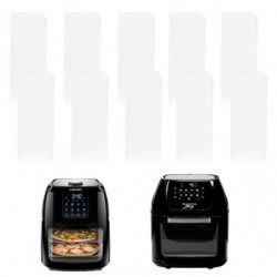 10Pcs Fryer Filters Heat Resistance 500 Degree Celsius Lightweight Easy to Install Convenient Soft