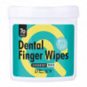 Dental Finger Wipes for Dogs Cats Teeth Preventing Plaque Tartar Bad Breath