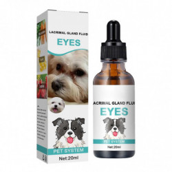 Eye Cleaner Drops for Dogs & Cats 20ml Safe for Pet Removes Tears Stains