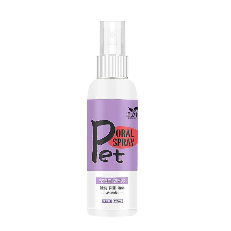 Cats Teeth Cleanser Bad Breath Plaques Tartar Reducer Dogs Dental Health Spray