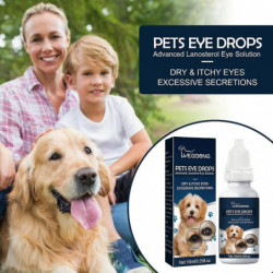Gouttes de cataracte pour animaux de compagnie Solution Goutte lubrifiante pour les yeux pour chiens et chats