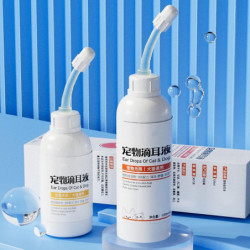 Nettoyant pour oreilles de chat Liquide pour chiens Fournitures de nettoyage pour chiens réduit les secousses de tête