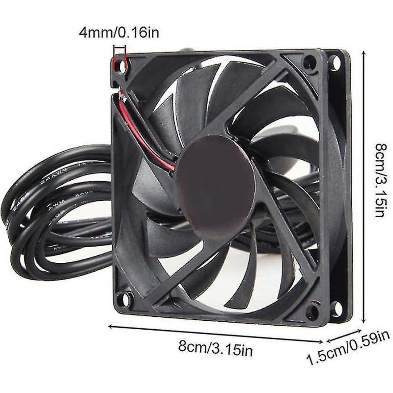 Aquarium Cooling Fan, Fish Tank Heat Dissipation Fan Super Quiet Reptiles Terrarium Fan For Salt Fresh Water