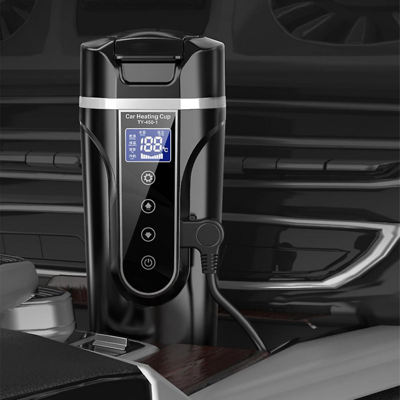 12V/24V Digital Car Heating Cup with Temperature Control Intelligent Heating Kettle 500ML Thermal Car Mug [...]