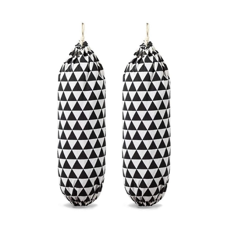 Plastic Bag Holder, Foldable Washable Grocery Bag Dispenser Recycling Shopping Bag Organizer Grocer