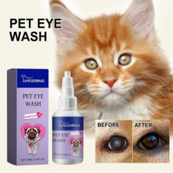 Pet Eye Drops For Cats And Dogs Eye Care Dry Red Eyes Mites Odor Removal Eye