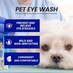 Pet Eye Drops For Cats And Dogs Eye Care Dry Red Eyes Mites Odor Removal Eye