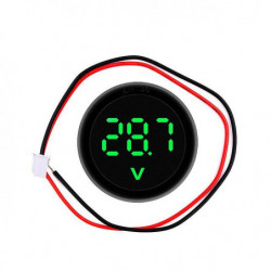 Dc 4-100v Led Digital Display Round Two-wire Voltmeter Dc Digital Car Voltage Current Meter Volt Detector Tester [...]