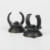 25Pcs Suction Cup Fixed Suction Cup Bayonet for Aquarium Fish Tank Heating Rod