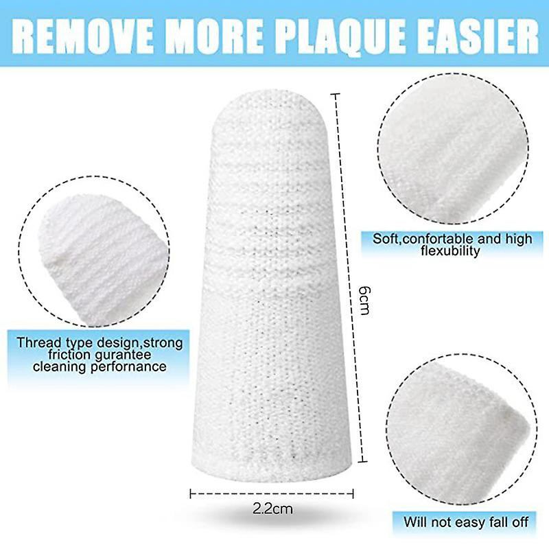 Cotton Gauze Pet Toothbrush Finger Set Dog Cat Teeth Oral Cleaning Tool