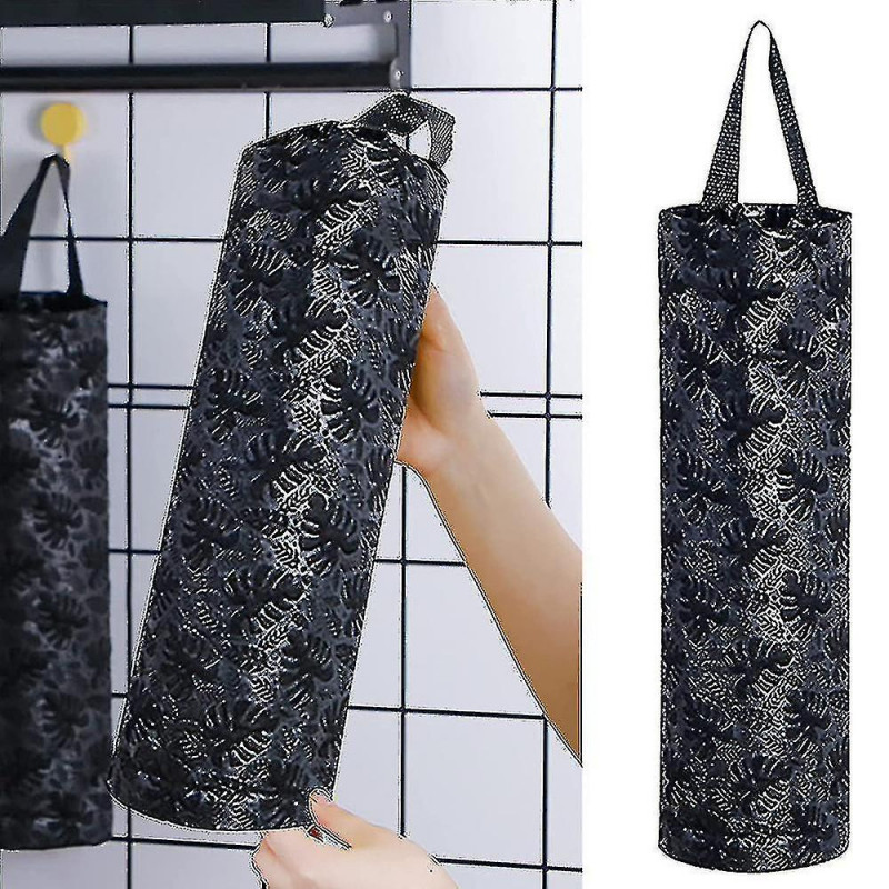 Porte-sac en plastique Rangement suspendu Sac d’épicerie Porte-sacs poubelles Organisateur