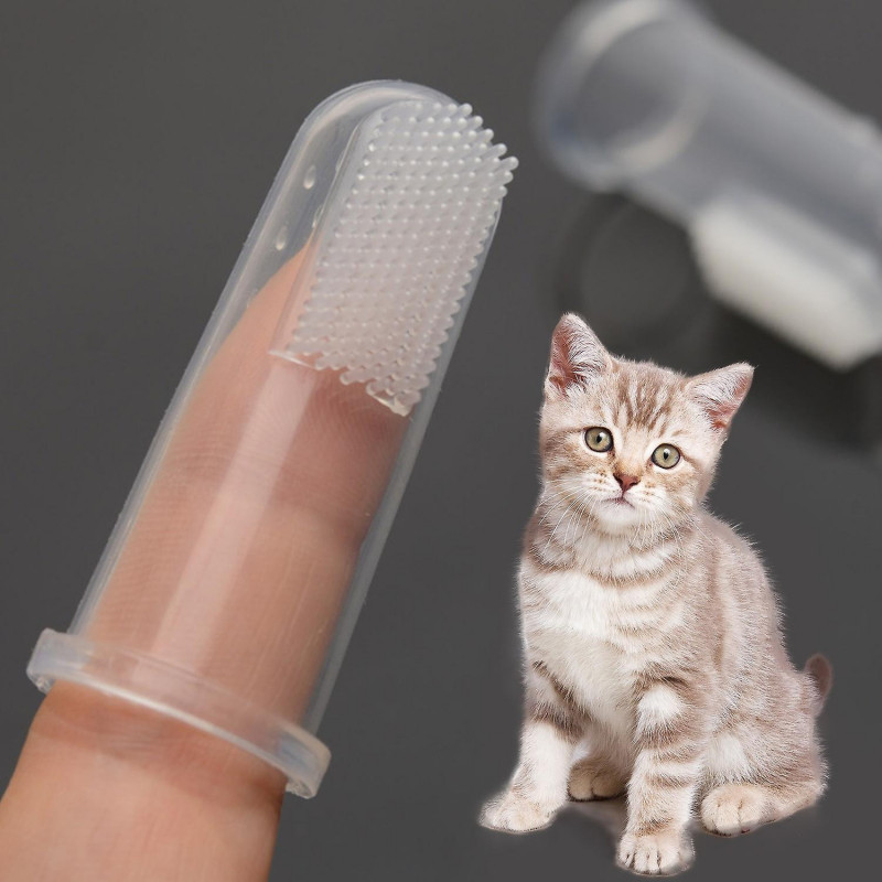 5Pcs/Set Pet Toothbrush Cat Dog Dental Care Toothbrush Soft Bristles Multi-Functional Toothbrushes