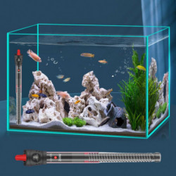 Fish Tank Heater Temperature Adjustable Digital Display Waterproof with Indicator Light Heating Fish