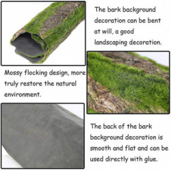 Reptile Terrarium Background,tank Tree Bark Cork Background Backdrop Wall Decor For Lizard Turtle Gecko Beared [...]