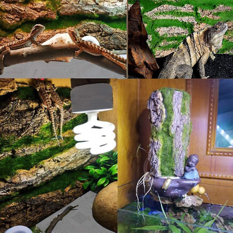 Reptile Terrarium Background,tank Tree Bark Cork Background Backdrop Wall Decor For Lizard Turtle Gecko Beared [...]