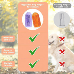 Brosse à dents pour chien Brosse à dents pour chat, kit de brossage des dents pour chien 5pcs, brosse à dents pour [...]