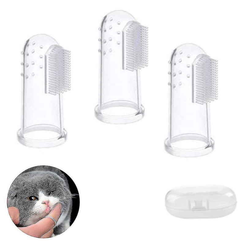Pet Transparent Milky White Finger Toothbrush For Dogs And Cats Professional Dog Toothbrush And Cat Toothbrush [...]