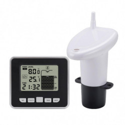 Water Tank Liquid Depth Level Meter Sensor Lcd Digital
