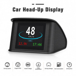 P10 Universal LCD Car Digital GPS OBD Monitor High Clarity HUD Display Gauge