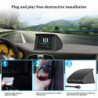 P10 Universal LCD Car Digital GPS OBD Monitor High Clarity HUD Display Gauge