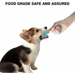 Dog Toothbrush, Safe Finger Toothbrush For Dogs Easy Teeth Cleaning, Washable Dog Tooth Brush, (2 Pack)