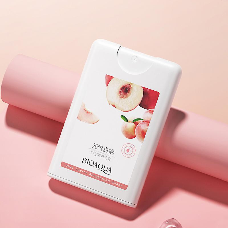 Vital Peach Oral Fresh Spray Sweet Fresh Breath Care Oral Portable Refresher 20ML