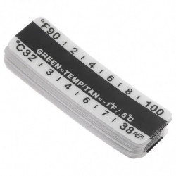 25pcs Urine Temperature Strips Travel Bottle Temperature Stickers 32-38 Centigrade/90-100 Fahrenheit