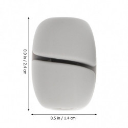 Three-hole Wire Fixer 10 PCS Cable Holder Cord Clip Earphones Wired Computer Organizer Tpr White