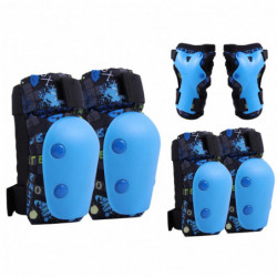 6pcs Outdoor Cycling Protective Gear Set Elbow Knee Pads Gift For Kids Bike