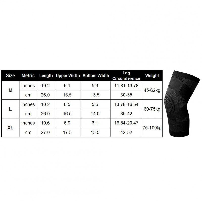 Women Men Sports Protector Knee Pad Breathable Brace Compression Strap Patella