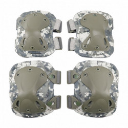 4pcs/pack Knee Pad Brace Elbow Protector Racing Guard Riding Cycling Off Road