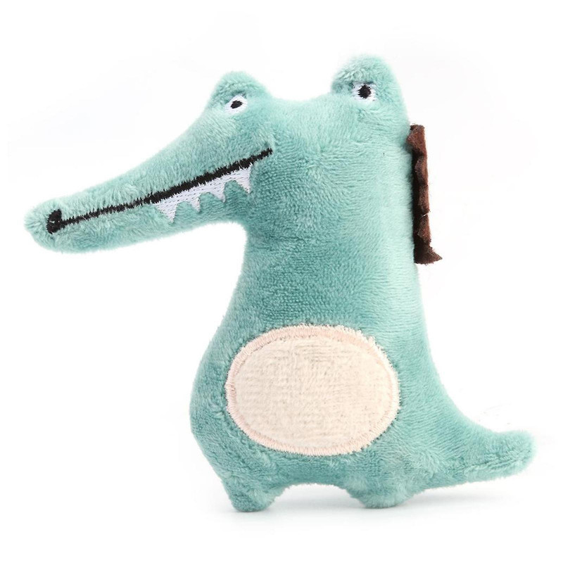 2xcat Kitten Toothbrush Catnip Molar Stick Teeth Cleaner Toy Crocodile