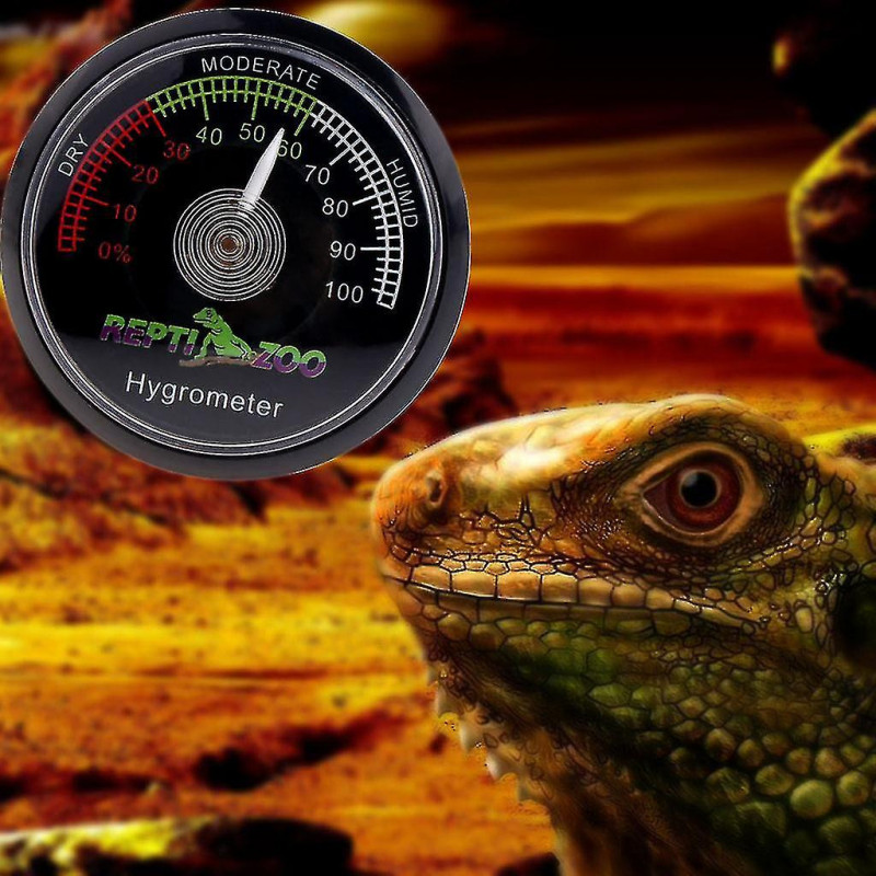 Reptile Tortoise Terrarium Vivarium Hygrometer Humidity Meter Gauge Rearing Box