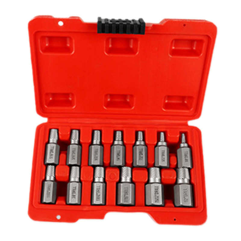 13 Pieces Bolt Extractor Kits Hex Head for Automobile Repair Car Maintenance