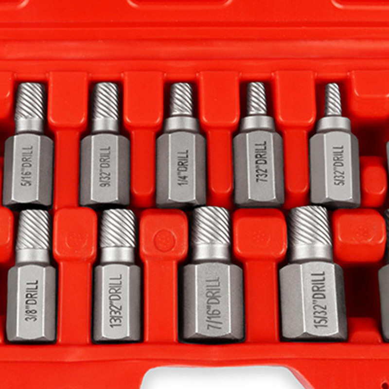 13 Pieces Bolt Extractor Kits Hex Head for Automobile Repair Car Maintenance