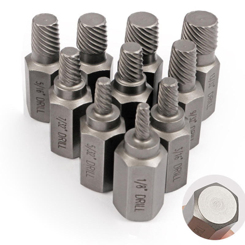 13 Pieces Bolt Extractor Kits Hex Head for Automobile Repair Car Maintenance