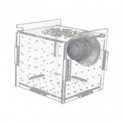 Fish Breeder Box Aquarium Accessory Transparent Fish Isolation Breeding Box Hatching Incubator Box for Aggressive Fish