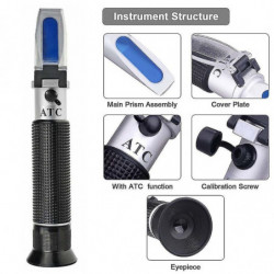 Saltwater And Marine Fish Aquarium Salinity Refractometer For Aquaculture, Seafood And Ornamental Fish