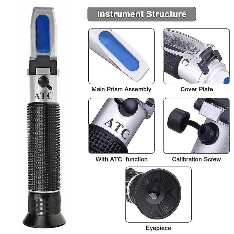 Saltwater And Marine Fish Aquarium Salinity Refractometer For Aquaculture, Seafood And Ornamental Fish