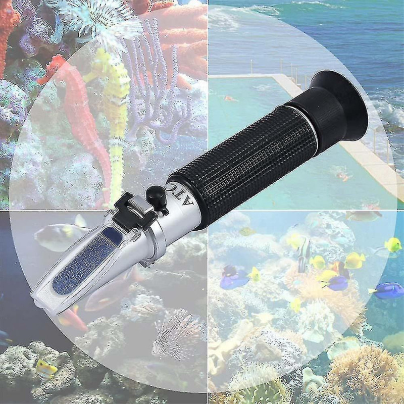Saltwater And Marine Fish Aquarium Salinity Refractometer For Aquaculture, Seafood And Ornamental Fish
