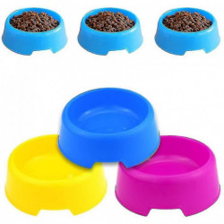 10pcs Pet Plastic Bowls Dog And Cat Supply Plastic Food Feeding Water Dish