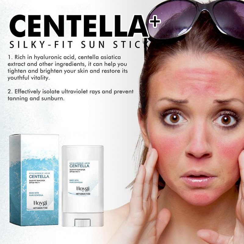 Gentle Moisturizing Sun Stick Waterproof Sweatproof Sun Block Cream for Beach