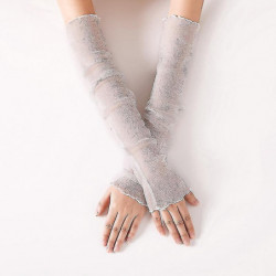 Femme Protection Solaire Glace Soie Bras Manche et Housse de Pied Double Usage Femme Protection Solaire Glace Soie Bras Manche et Housse de Pied Double Usage
