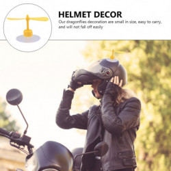 10 Pcs Motorcycle Helmet Propeller Dragonfly Wings Suction Cup (random Color)