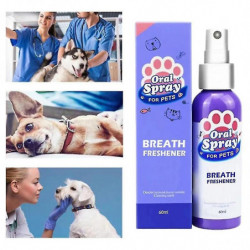 Dog Spray Oral Care Bad Breath Teeth Cleaning Breath Freshener Plaque Removing~