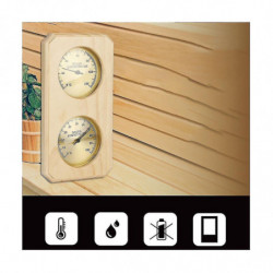 Sauna And 2 In 1 Humidity Temperature Measurement Hotel Sauna