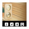Sauna And 2 In 1 Humidity Temperature Measurement Hotel Sauna