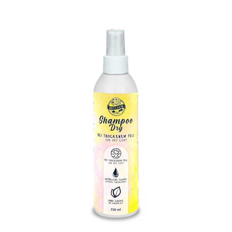 Bellfor Hundeshampoo Dry bei trockenem Fell für Hunde