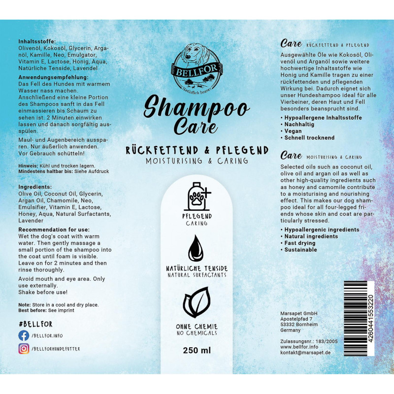 Bellfor Sparset gegen Schuppen beim Hund